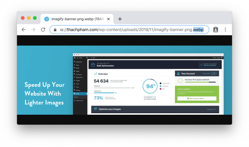 Cách kích hoạt WebP trên WordPress để tăng tốc website 207
