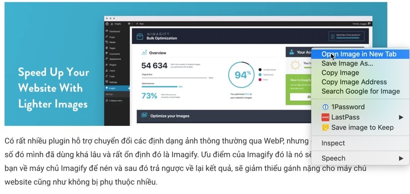 Cách kích hoạt WebP trên WordPress để tăng tốc website 206
